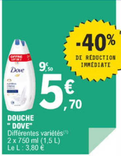 Douche Dove -40% De Réduction Immédiate
