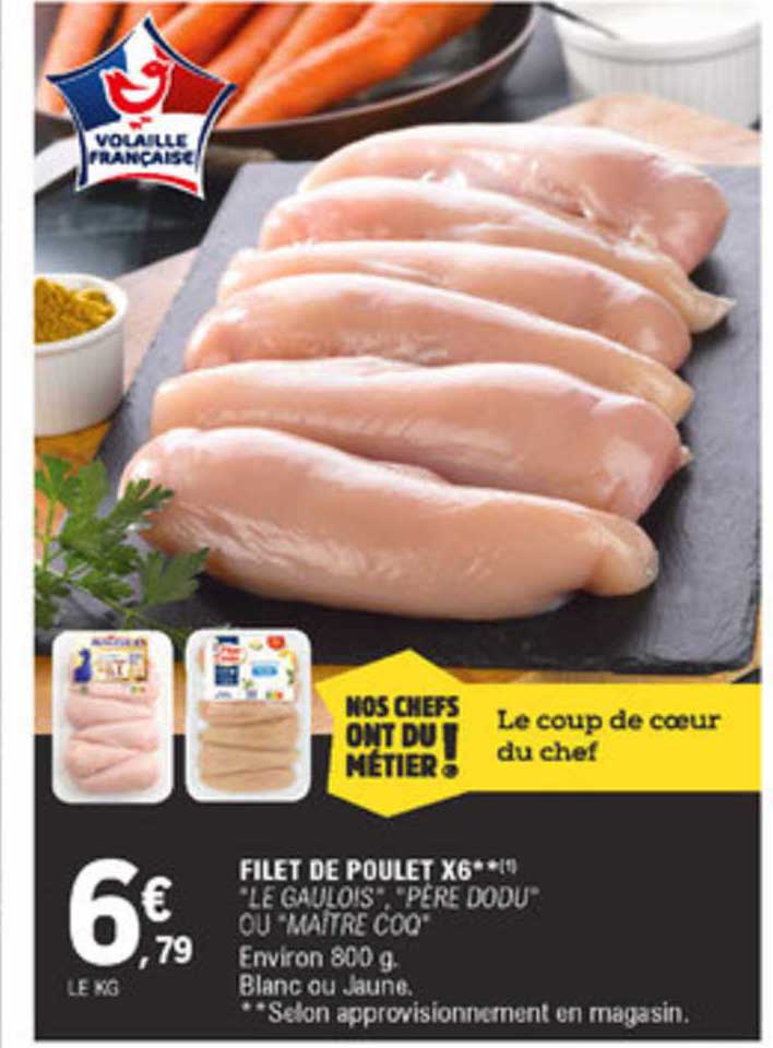 Filet De Poulet X6