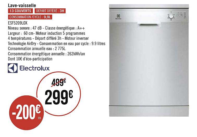 Lave Vaisselle Electrolux