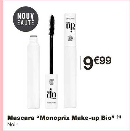 mascara monoprix make up bio