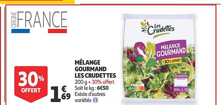 Mélange Gourmand Les Crudettes