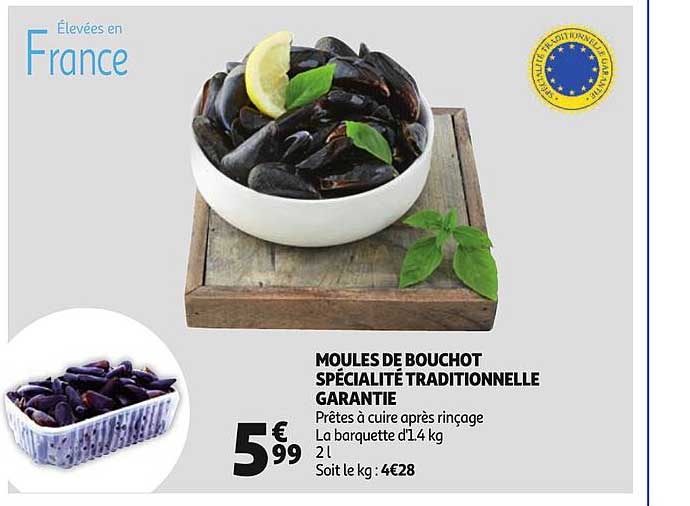 moules de bouchot spécialité traditionnelle garantie
