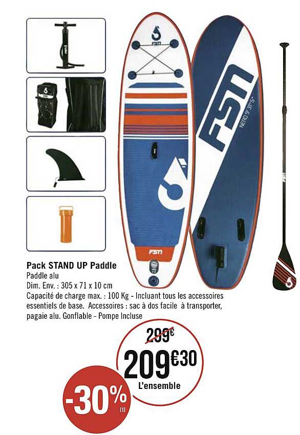 Pack Stand Up Paddle