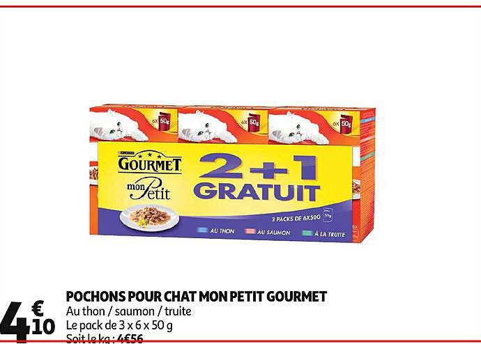 pochons pour chat mon petit gourmet