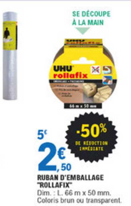 ruban d'emballage rollafix