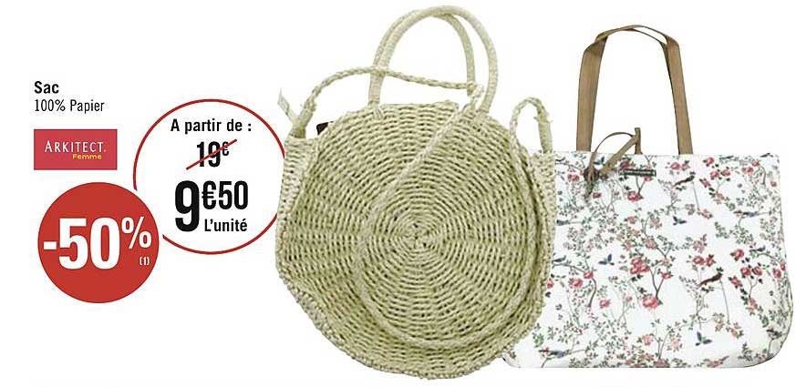 sac 100% papier arkitect femme