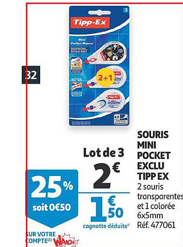 soursi mini pocket exclu tipp ex