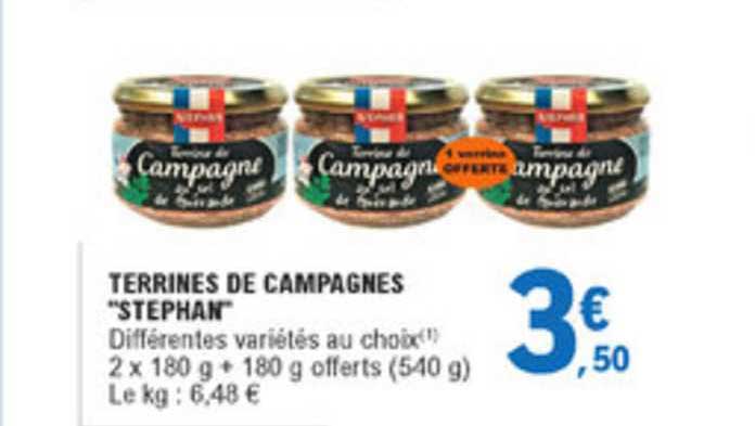 terrines de campagnes stephan