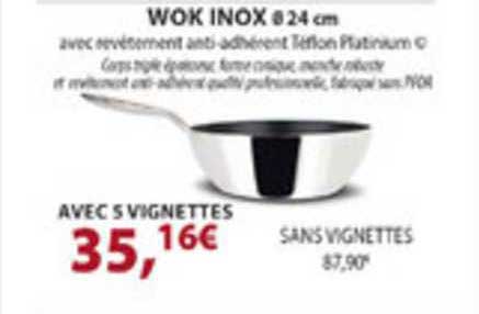 Wok Inox 24 Cm