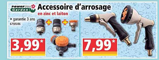 Accessoire D'arrosage Powertec Garden