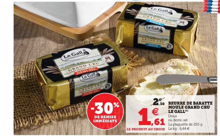 beurre de baratte moule grand cru le gall