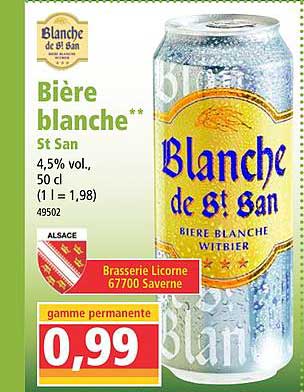 bière blanche st san