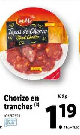 Chorizo En Tranche