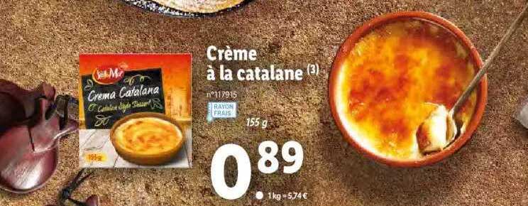 crème à la catalane sol mar