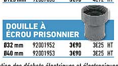 Douille à écrou Prisonnier