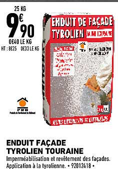 enduit façande tyrolien touraine