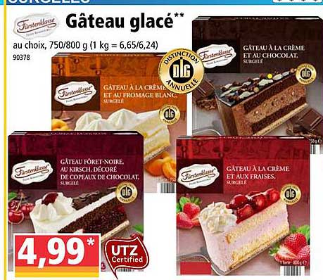 Gâteau Glacé