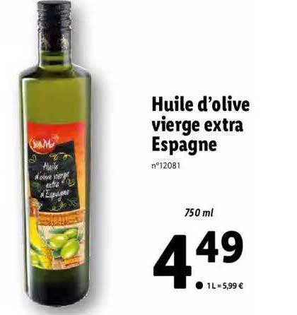 Huile D'olive Vierge Extra Espagne