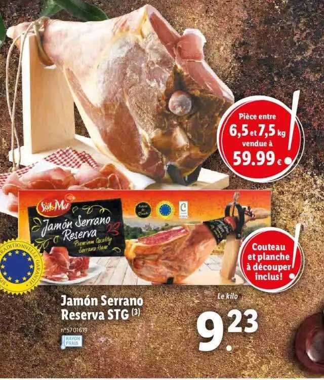 jamón serrano reserva stg