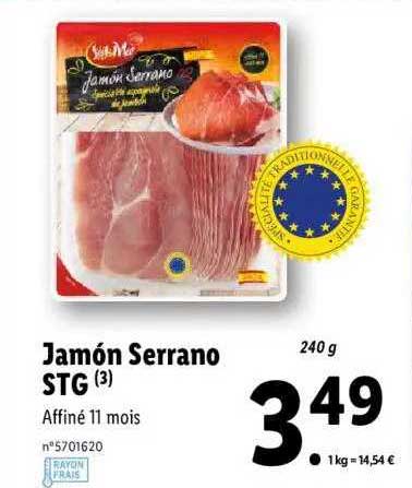 jamón serrano stg