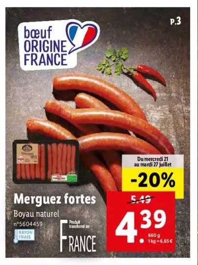 merguez fortes