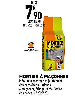 mortier à maçonner