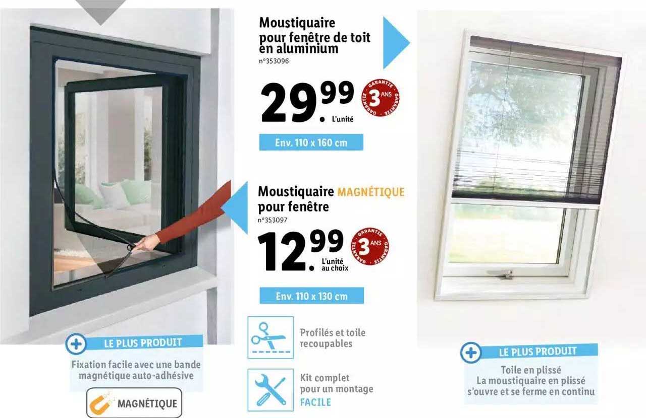 Moustiquaire Pour Fenêtre De Toit En Aluminium, Moustiquaire Magnétique Pour Fenêtre