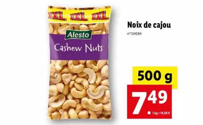 Noix De Cajou Alesto