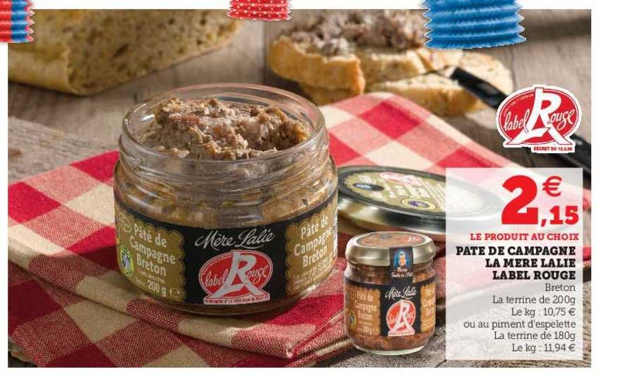 pâté de campagne la mère lalie label rouge