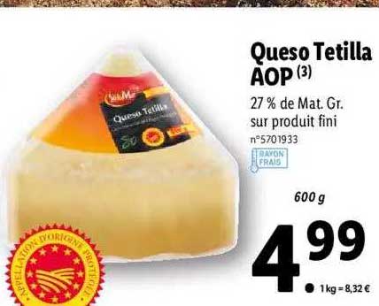 queso tetilla aop sol mar