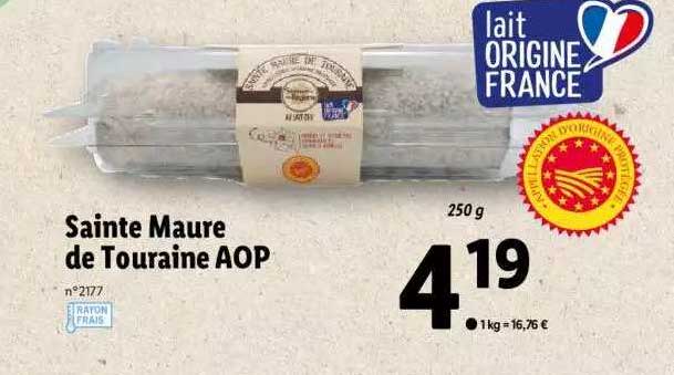 sainte maure de touraine aop saveurs de nos régions