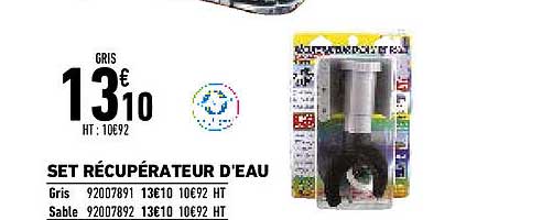 Set Récupérateur D'eau