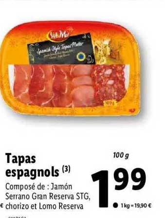 tapas espagnols