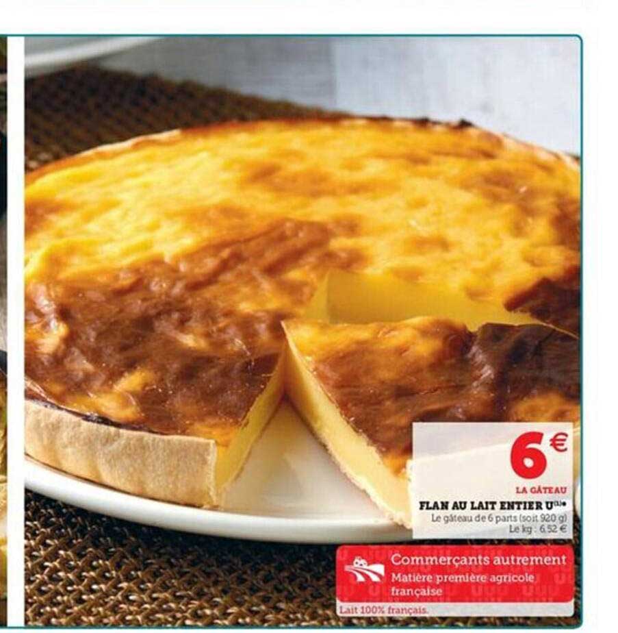 Flan Au Lait Entier U