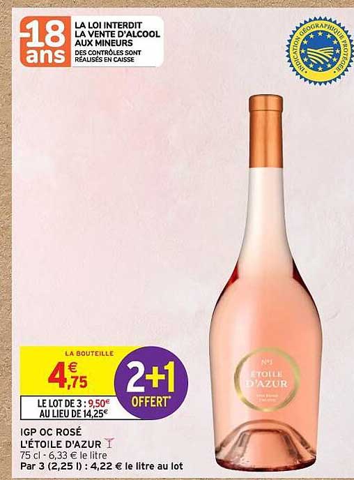 igp oc rosé l'étoile d'azur