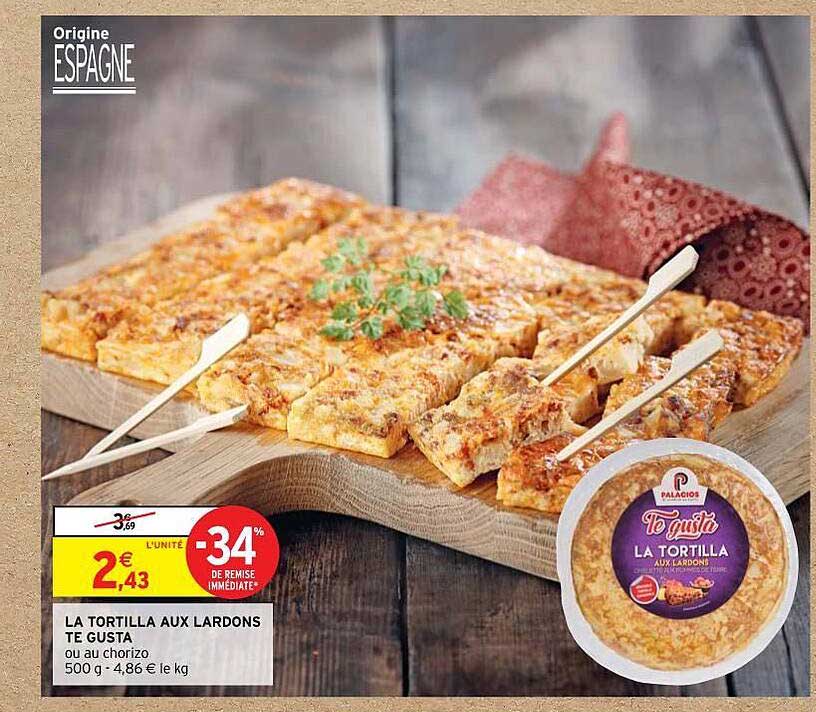 La Tortilla Aux Lardons Te Gusta