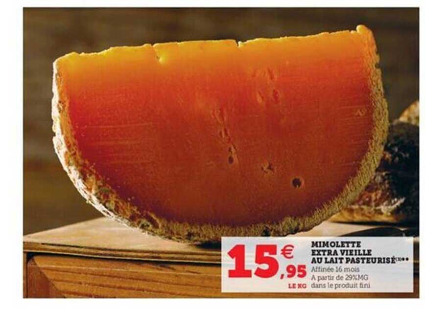 Mimolette Extra Vieille Au Lait Pasteurisé