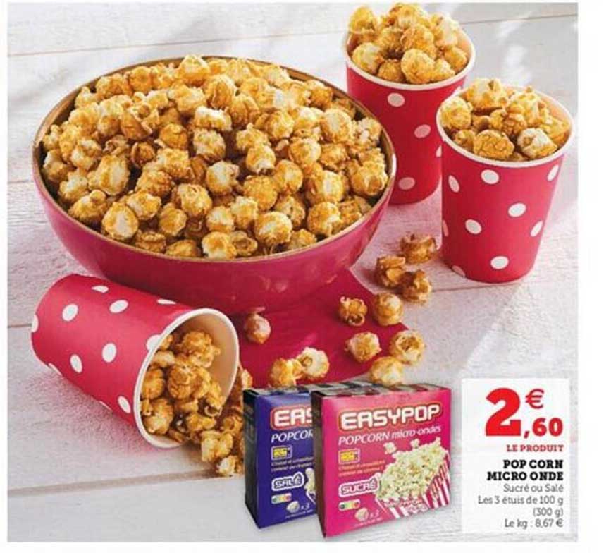 Pop Corne Micro Onde