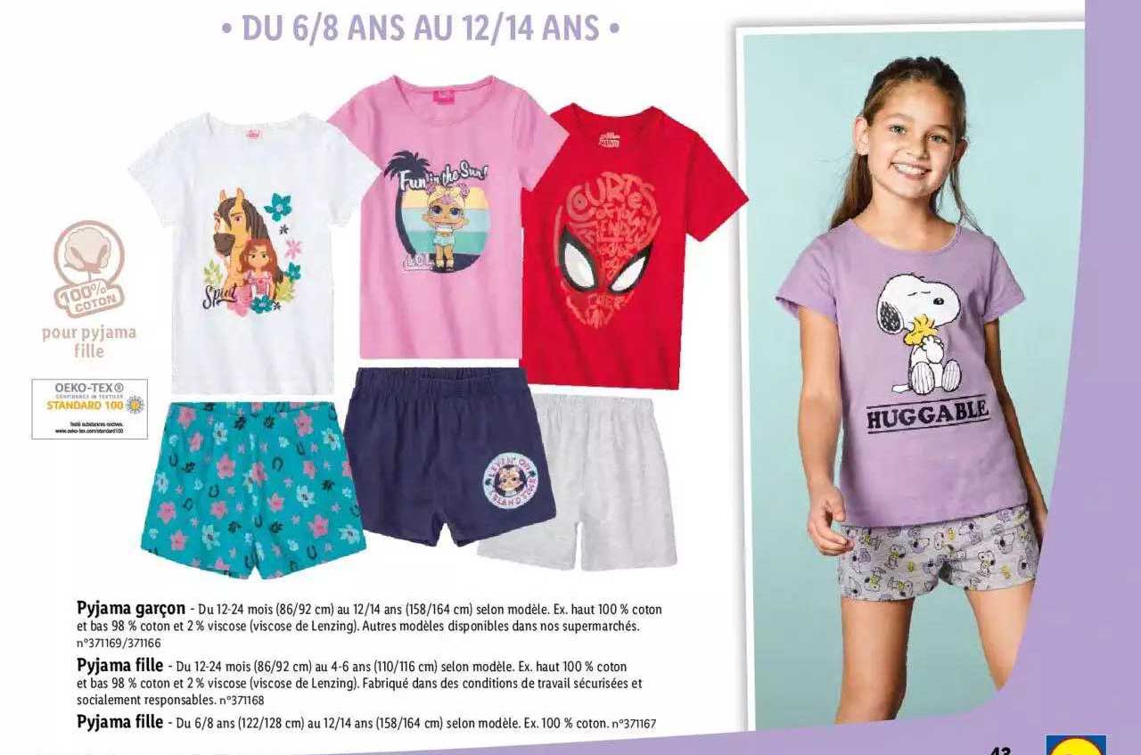 Pyjama Garçon, Pyjama Fille