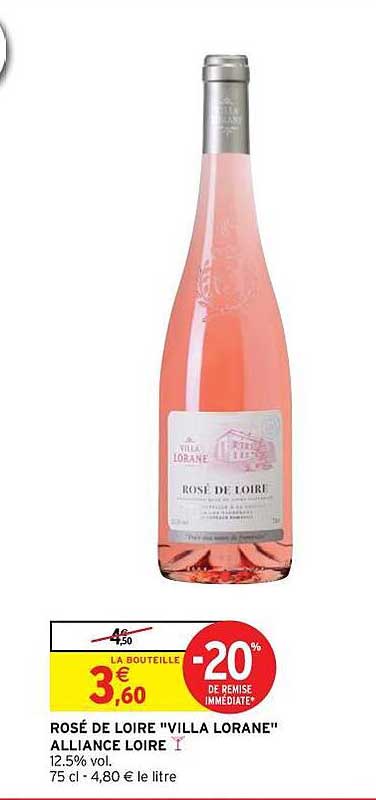 rosé de loire "villa lorane" alliance loire