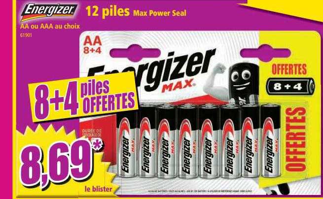 12 piles max power seal energizer
