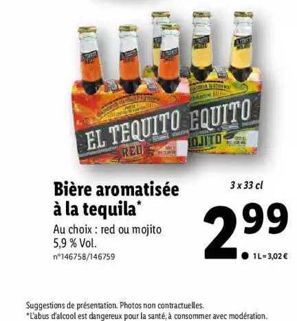 Bière Aromatisée à La Tequila