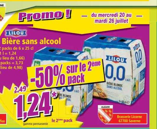 Bière Sans Alcool Lilou