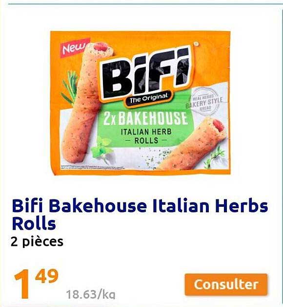 bifi bakehous italian herbs rolls