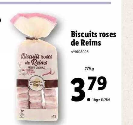 biscuits roses de reims