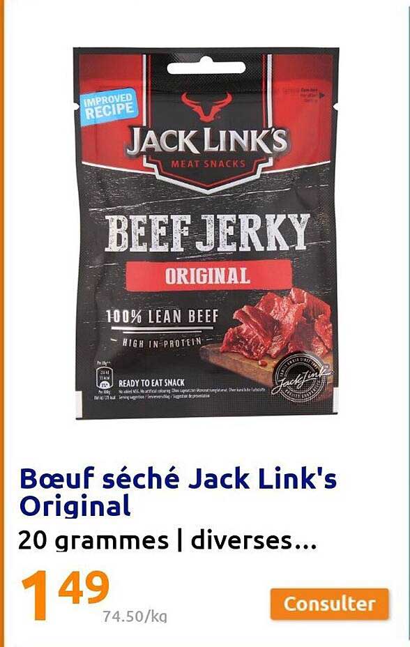 bœuf séché jack link's original