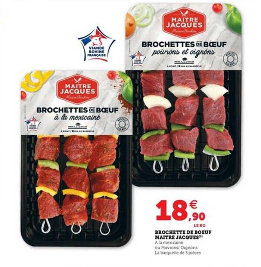 brochette de boeuf maître jacques