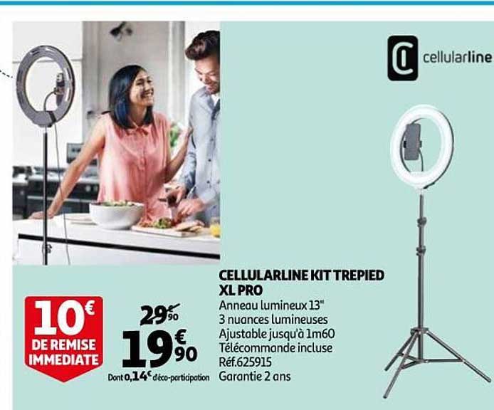 cellularline kit trepied xl pro