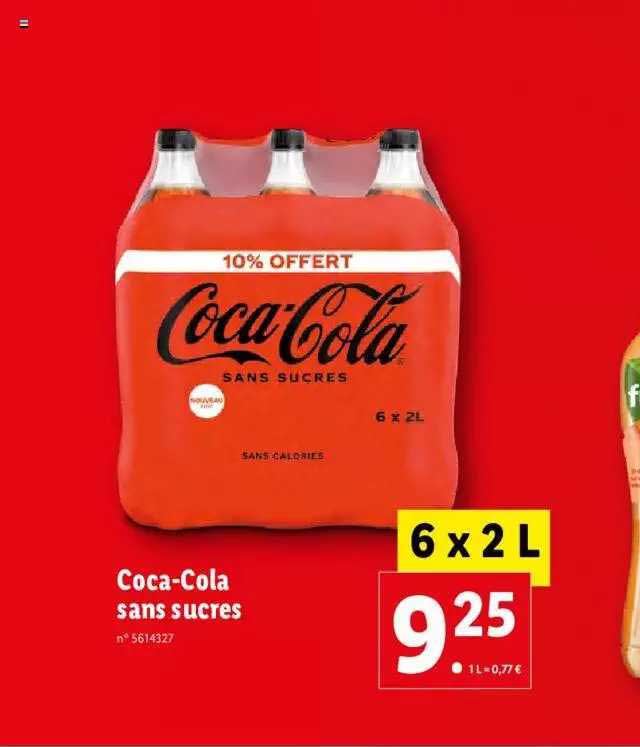 coca-cola sans sucres