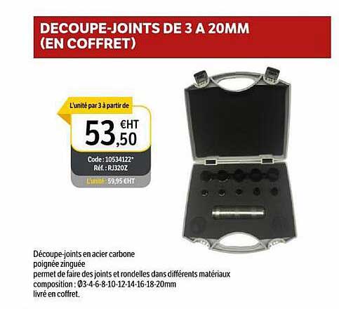découpe-joints de 3 a 20mm